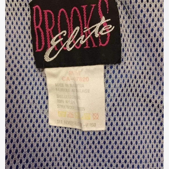 Brooks  Elite Y2K Vintage 2 Piece Windbreaker Suit Size Medium - Picture 13 of 14